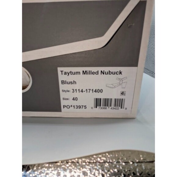 Dansko Taytum Milled Nubuck Heeled Sandals Blush Size EU40/US 9.5 - Picture 10 of 10